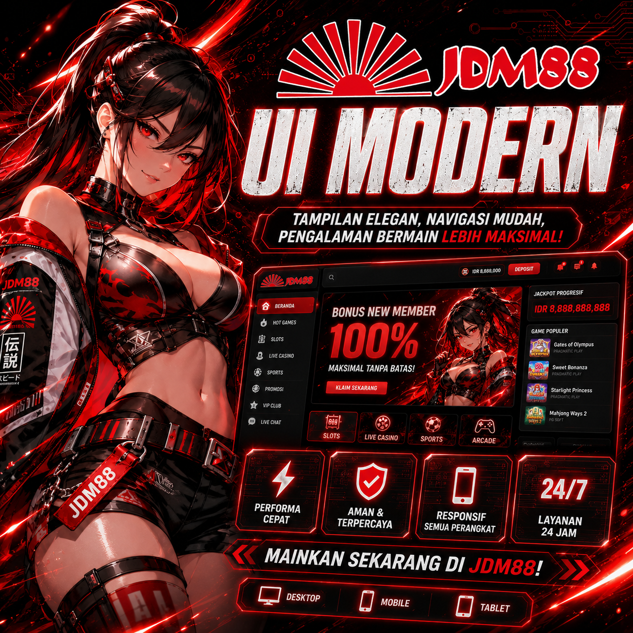 UI modern JDM88